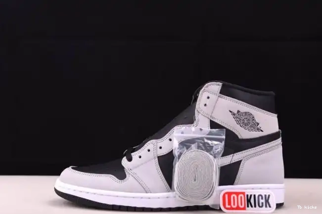 TBK Air 1 Grey High Light Retro Smoke Black 555088-035 Jordan White 0530